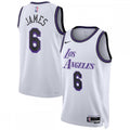 LeBron James Los Angeles Lakers Nike Unisex 2022/23 Swingman NBA Jersey - City Edition - White