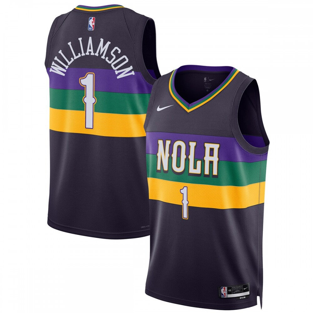 Zion Williamson New Orleans Pelicans Nike Unisex 2022/23 Swingman NBA Jersey - City Edition - Purple