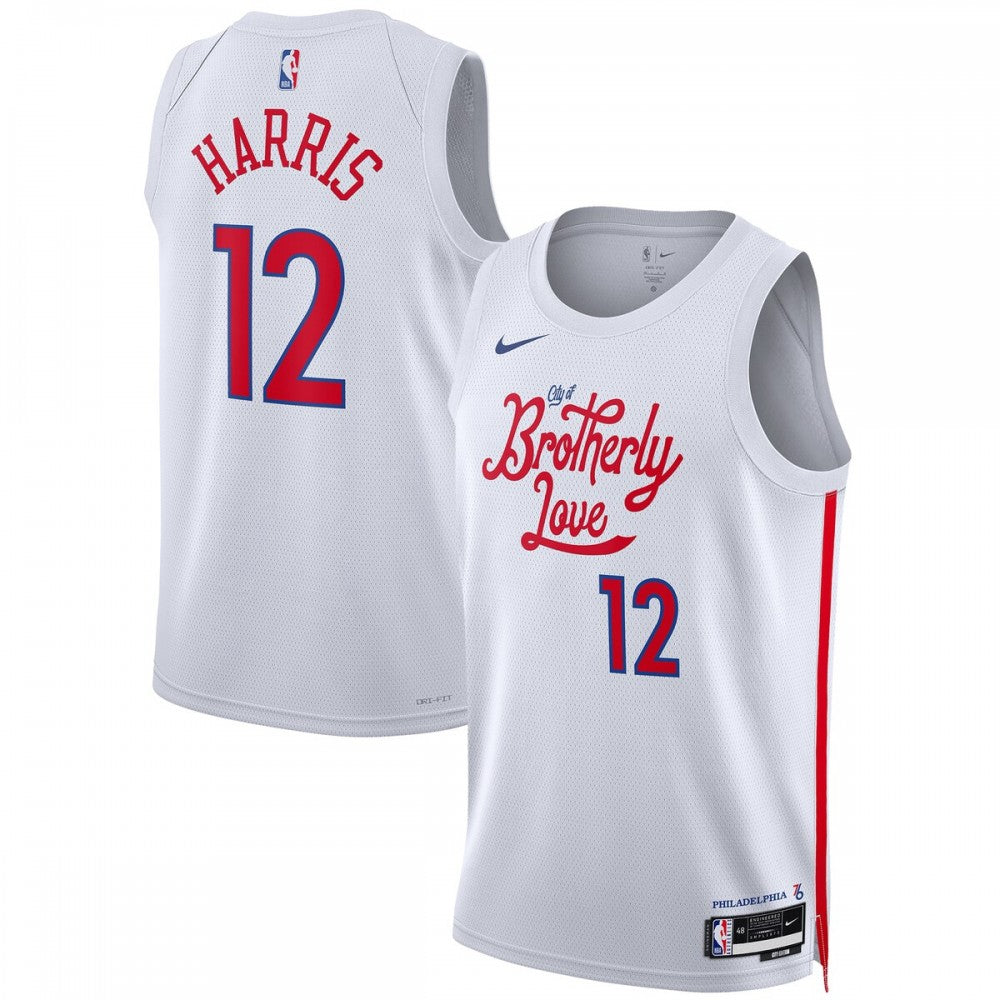 Tobias Harris Philadelphia 76ers Nike Unisex 2022/23 Swingman NBA Jersey - City Edition - White