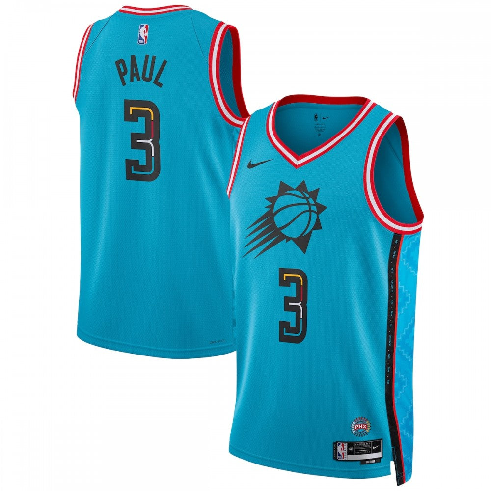 Chris Paul Phoenix Suns Nike Unisex 2022/23 Swingman NBA Jersey - City Edition - Turquoise