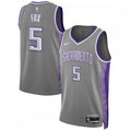 De'Aaron Fox Sacramento Kings Nike Unisex 2022/23 Swingman NBA Jersey - City Edition - Anthracite