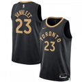 Fred VanVleet Toronto Raptors Nike Unisex 2022/23 Swingman NBA Jersey - City Edition - Black