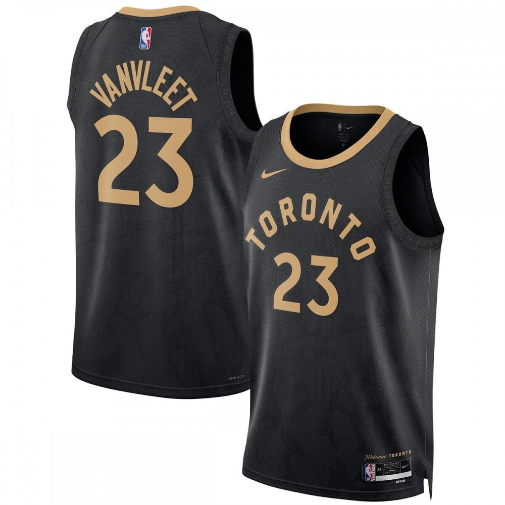 Fred VanVleet Toronto Raptors Nike Unisex 2022/23 Swingman NBA Jersey - City Edition - Black