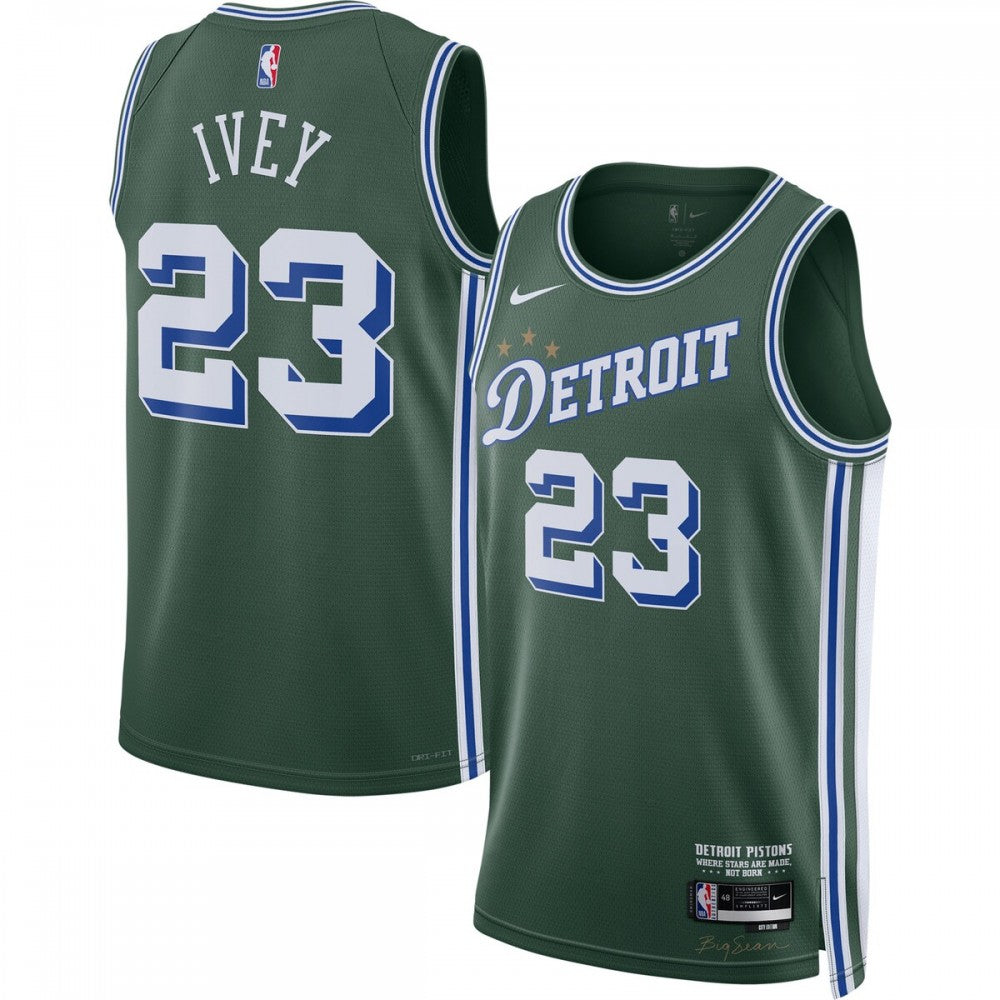 Jaden Ivey Detroit Pistons Nike 2022/23 Swingman NBA Jersey - City Edition - Green