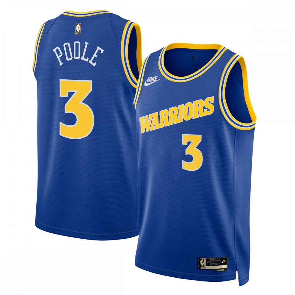 Jordan Poole Golden State Warriors Nike 2022/23 Swingman NBA Jersey Royal - Classic Edition