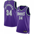Giannis Antetokounmpo Milwaukee Bucks Nike 2022/23 Swingman NBA Jersey Purple - Classic Edition