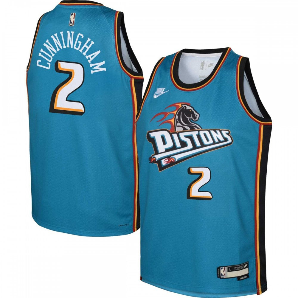 Cade Cunningham Detroit Pistons Nike Youth 2022/23 Swingman NBA Jersey Teal - Classic Edition