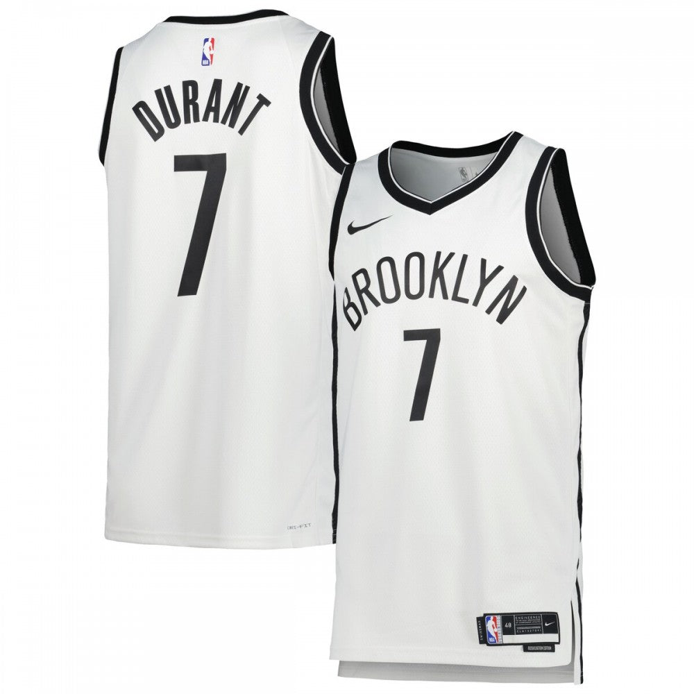 Kevin Durant Brooklyn Nets Nike Unisex 2022/23 Swingman NBA Jersey - Icon Edition - White