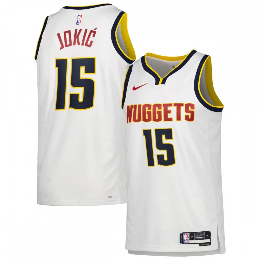 Nikola Jokic Denver Nuggets Nike Unisex 2022/23 Swingman NBA Jersey - Icon Edition - White