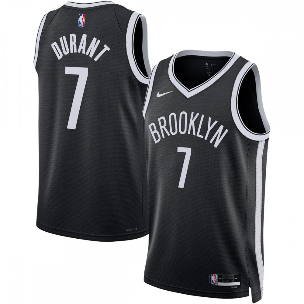 Kevin Durant Brooklyn Nets Nike Unisex 2022/23 Swingman NBA Jersey - Icon Edition - Black