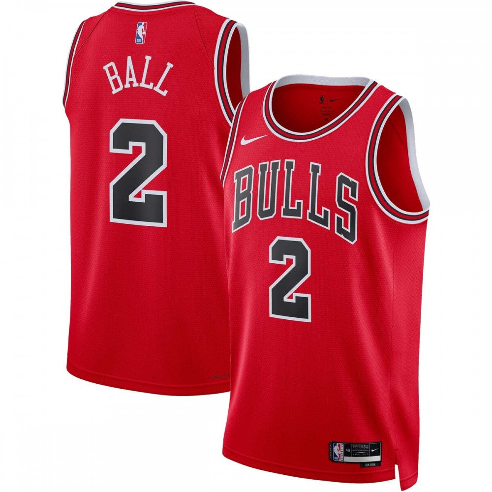 Lonzo Ball Chicago Bulls Nike Unisex 2022/23 Swingman NBA Jersey - Icon Edition - Red