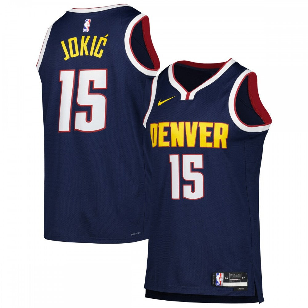 Nikola Jokic Denver Nuggets Nike Unisex 2022/23 Swingman NBA Jersey - Icon Edition - Navy