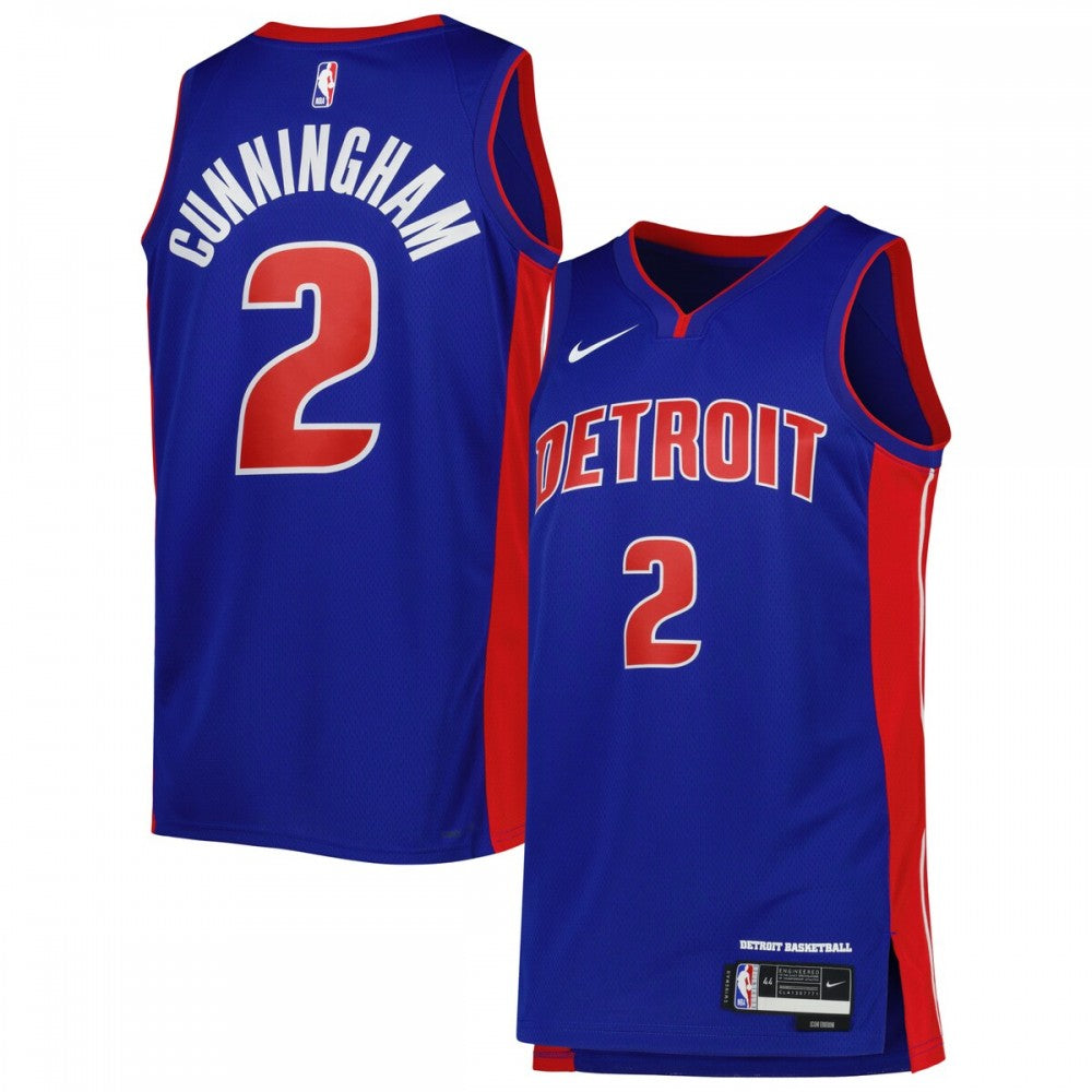 Cade Cunningham Detroit Pistons Nike Unisex 2022/23 Swingman NBA Jersey - Icon Edition - Blue
