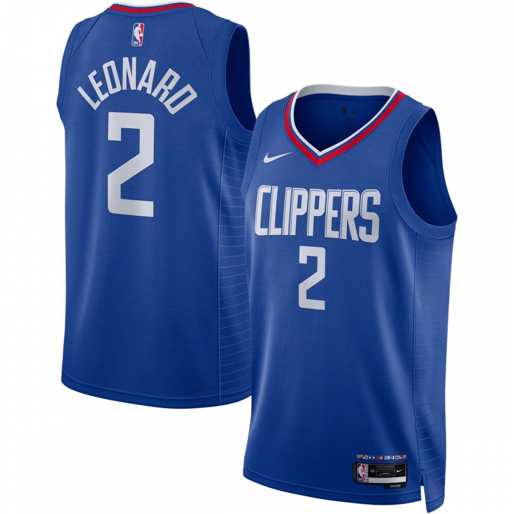 Kawhi Leonard LA Clippers Nike Unisex 2022/23 Swingman NBA Jersey - Icon Edition - Royal