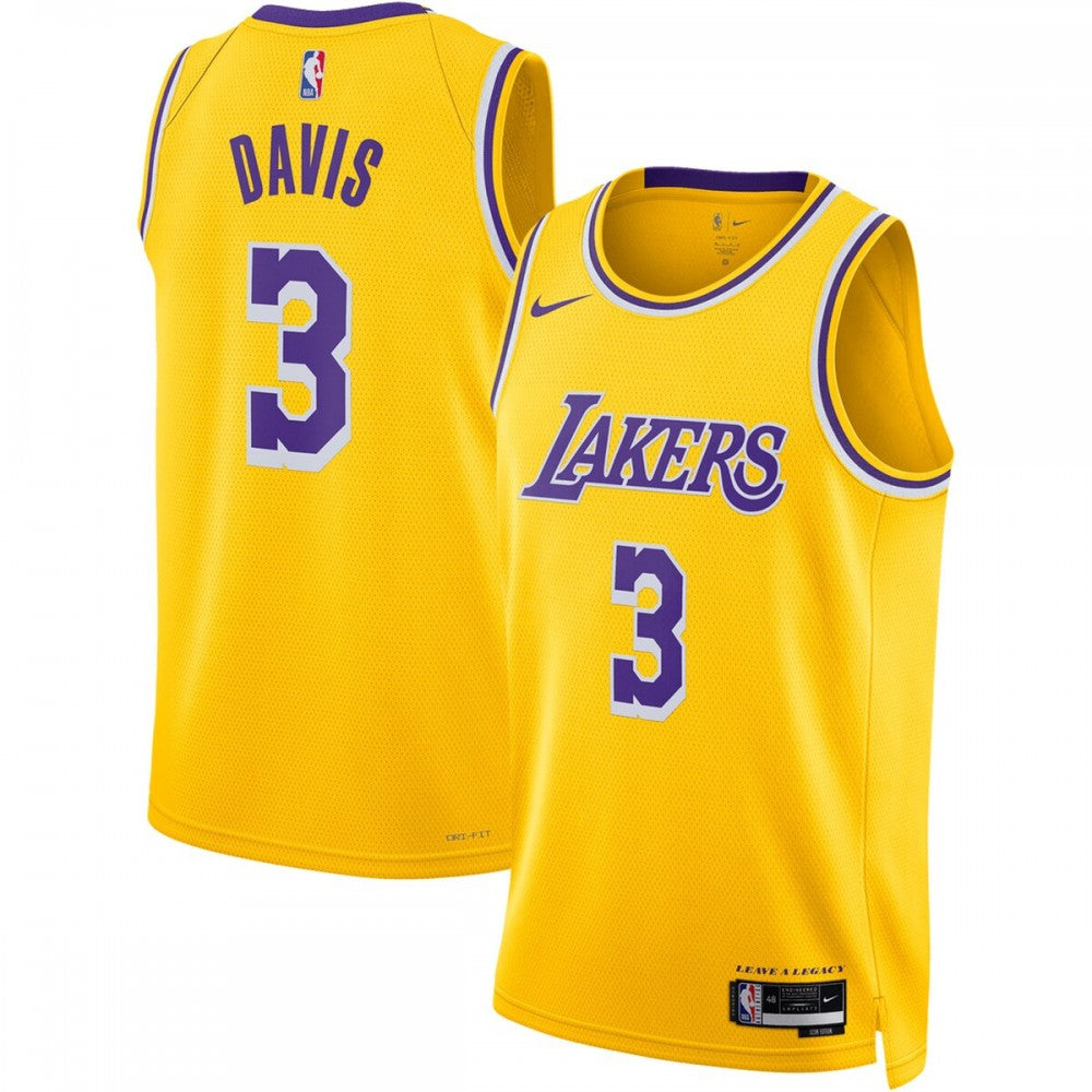 Anthony Davis Los Angeles Lakers Nike Unisex 2022/23 Swingman NBA Jersey - Icon Edition - Gold