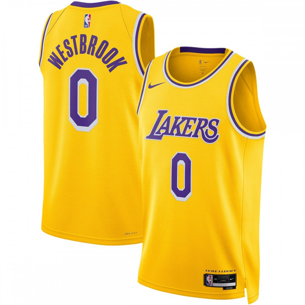 Russell Westbrook Los Angeles Lakers Nike Unisex 2022/23 Swingman NBA Jersey - Icon Edition - Gold