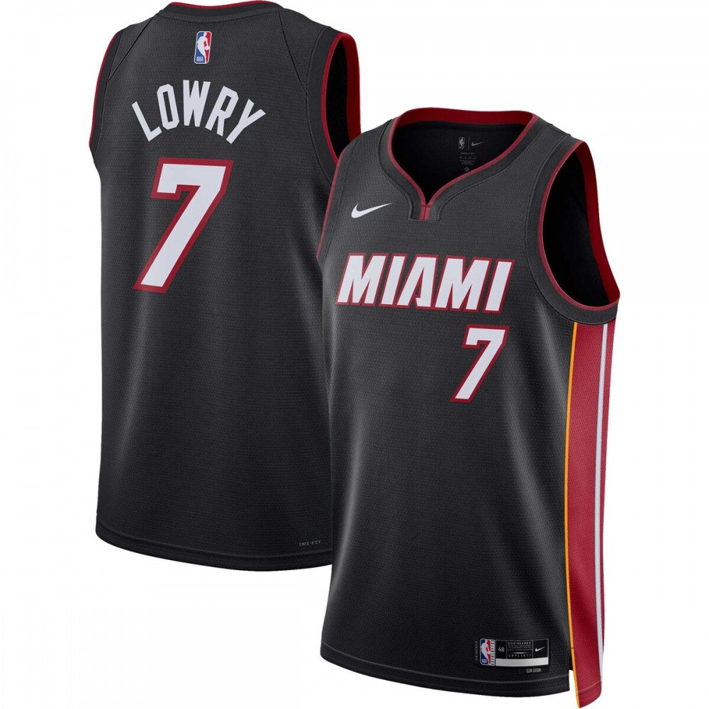 Kyle Lowry Miami Heat Nike Unisex 2022/23 Swingman NBA Jersey - Icon Edition - Black