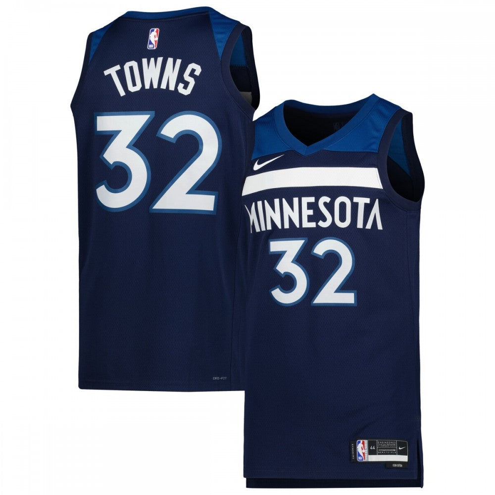 Karl-Anthony Towns Minnesota Timberwolves Nike Unisex 2022/23 Swingman NBA Jersey - Icon Edition - Navy