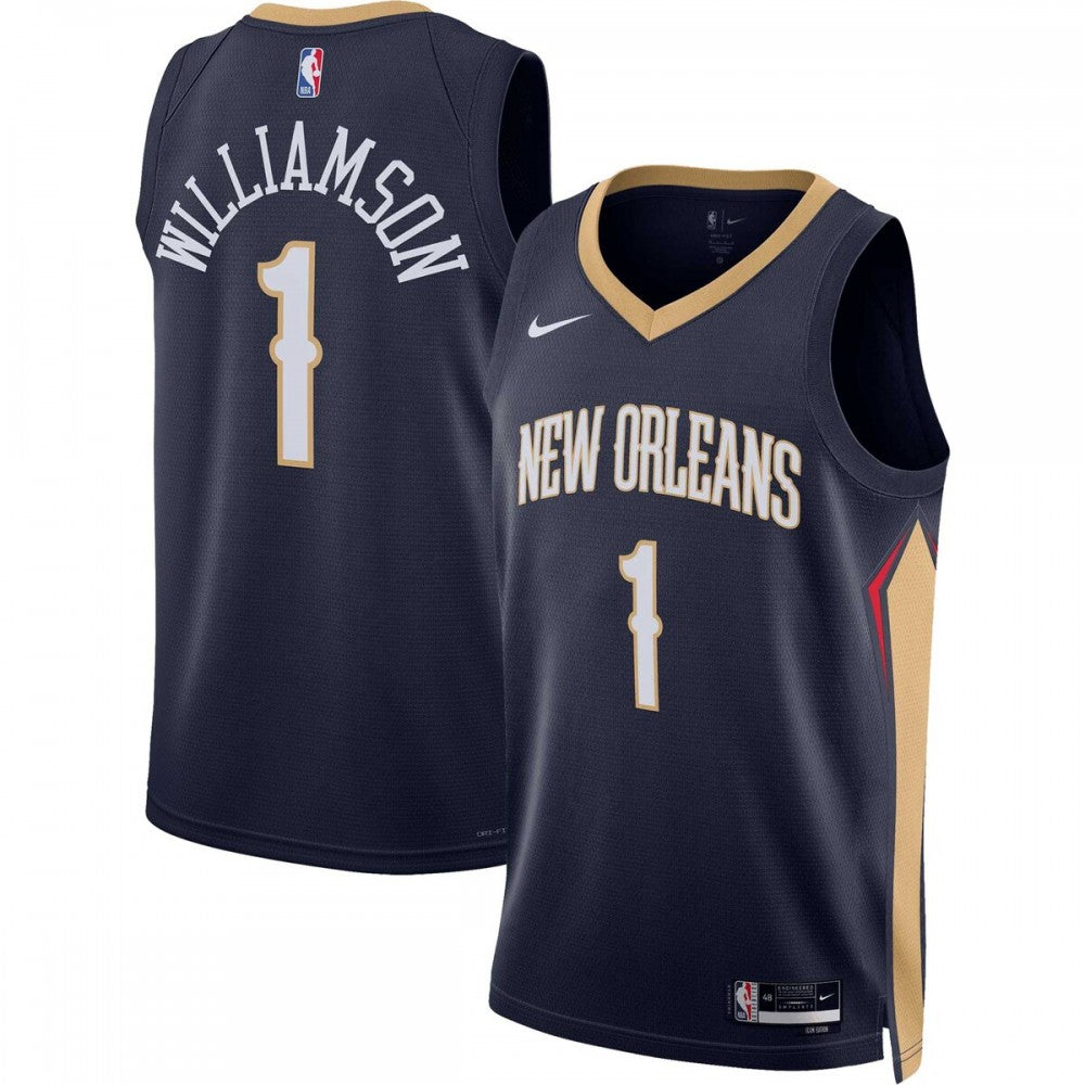 Zion Williamson New Orleans Pelicans Nike Unisex 2022/23 Swingman NBA Jersey - Icon Edition - Navy