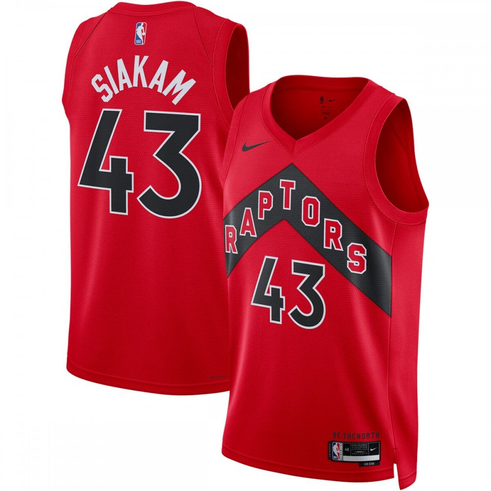Pascal Siakam Toronto Raptors Nike Unisex 2022/23 Swingman NBA Jersey - Icon Edition - Red