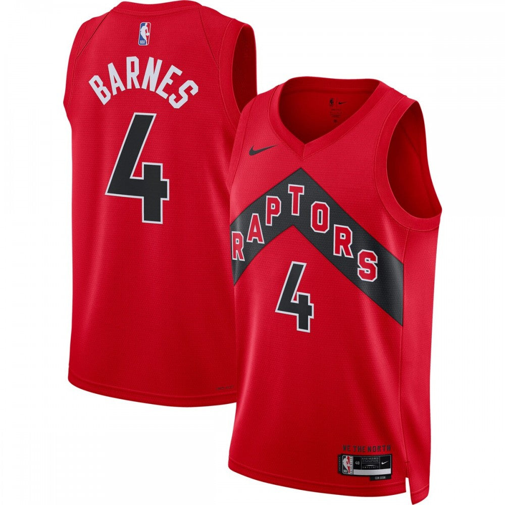 Scottie Barnes Toronto Raptors Nike Unisex 2022/23 Swingman NBA Jersey - Icon Edition - Red