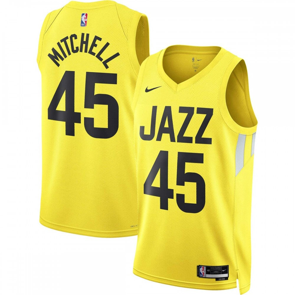 Donovan Mitchell Utah Jazz Nike Unisex 2022/23 Swingman NBA Jersey - Icon Edition - Gold