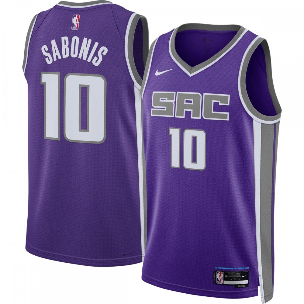 Domantas Sabonis Sacramento Kings Nike Unisex 2022/23 Swingman NBA Jersey - Icon Edition - Purple