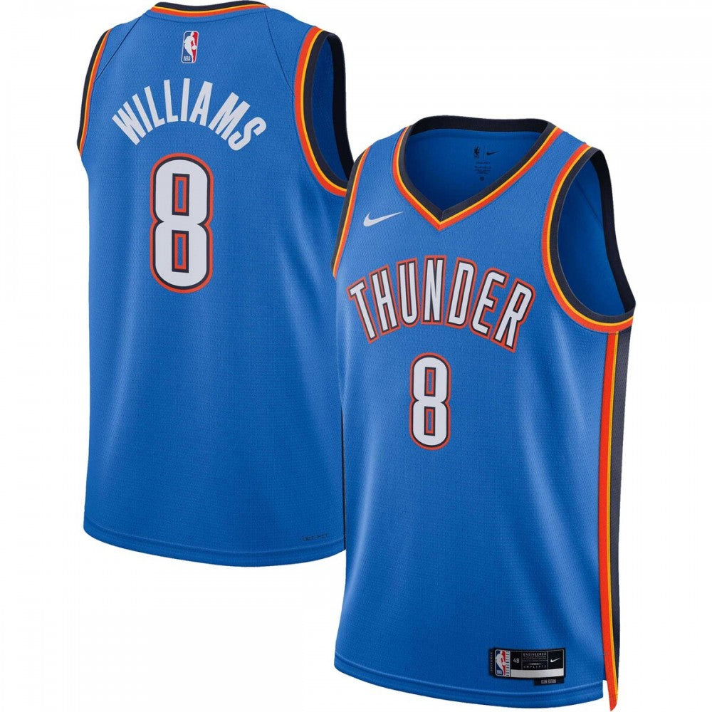 Jalen Williams Oklahoma City Thunder Nike Unisex 2022/23 Swingman NBA Jersey - Icon Edition - Blue