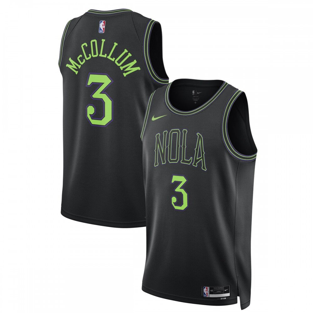 CJ McCollum New Orleans Pelicans Nike Unisex 2023/24 Swingman NBA Jersey - Black - City Edition