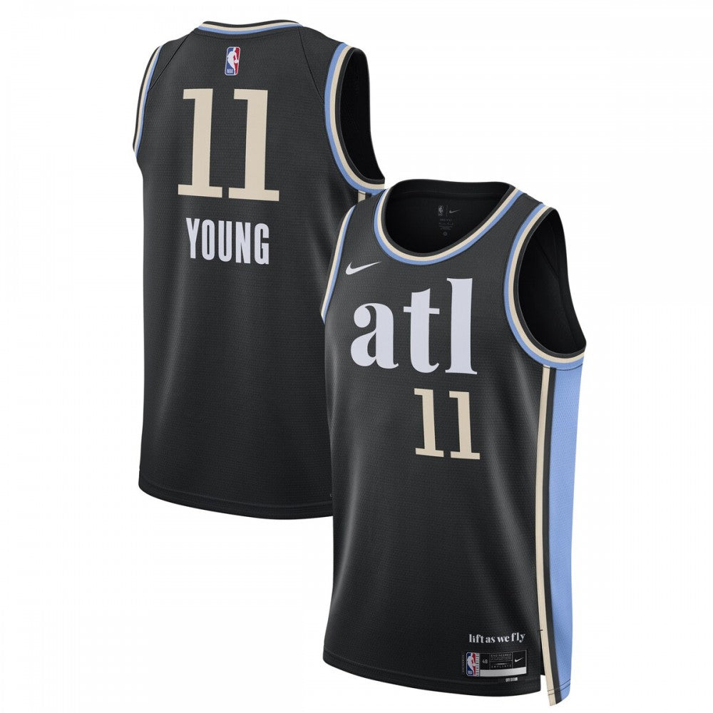 Trae Young Atlanta Hawks Nike Unisex 2023/24 Swingman NBA Jersey - Black - City Edition
