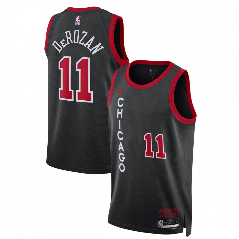 DeMar DeRozan Chicago Bulls Nike Unisex 2023/24 Swingman NBA Jersey - Black - City Edition
