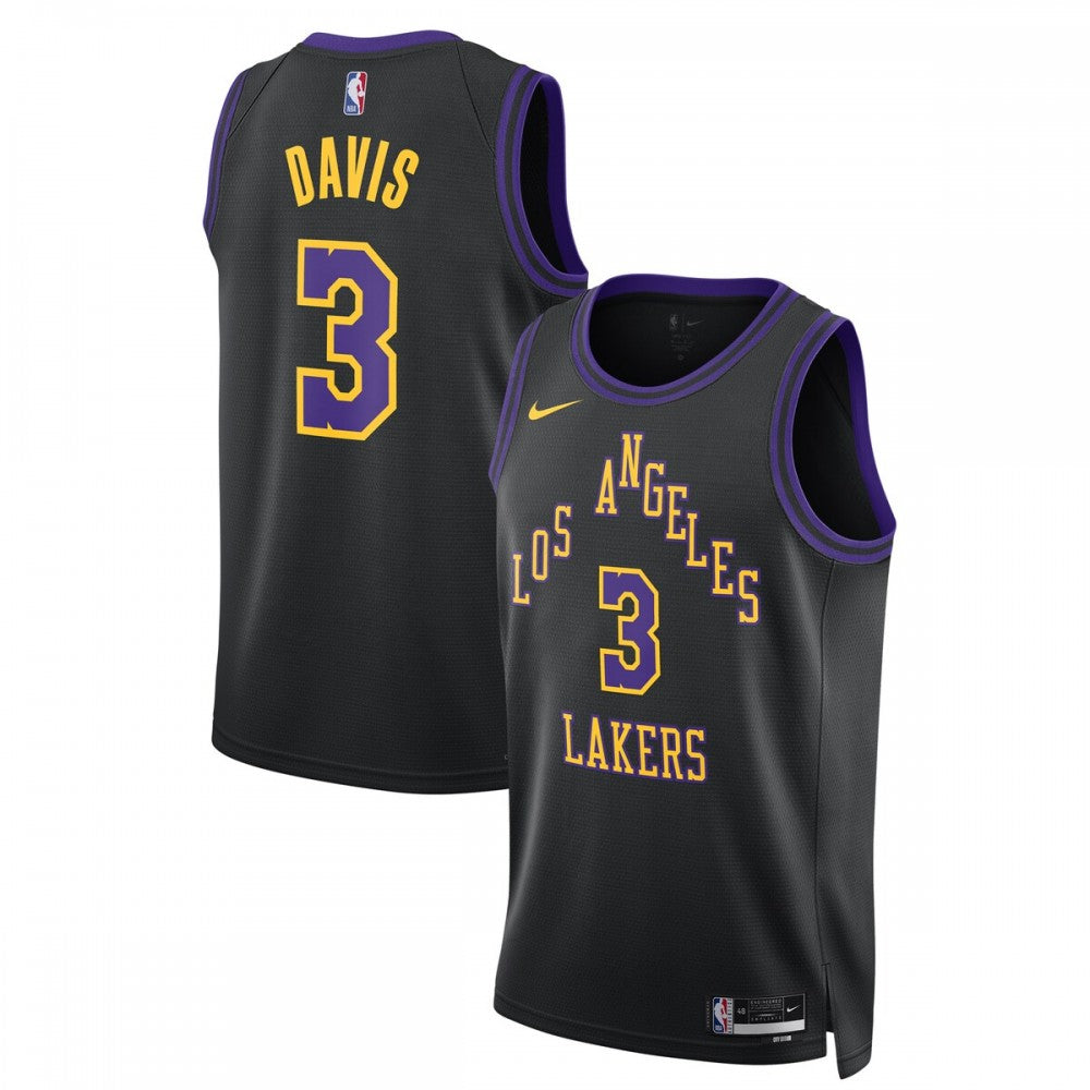 Anthony Davis Los Angeles Lakers Nike Unisex 2023/24 Swingman NBA Jersey - Black - City Edition