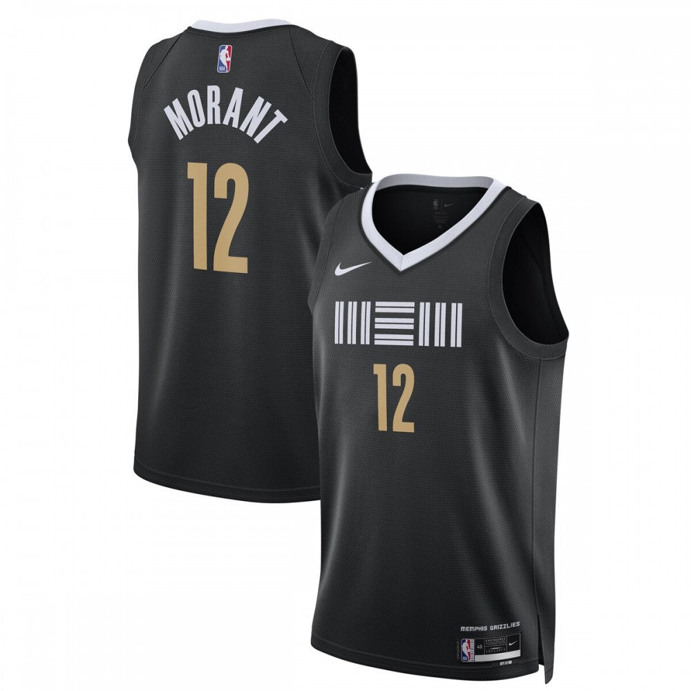 Ja Morant Memphis Grizzlies Nike Unisex 2023/24 Swingman NBA Jersey - Black - City Edition