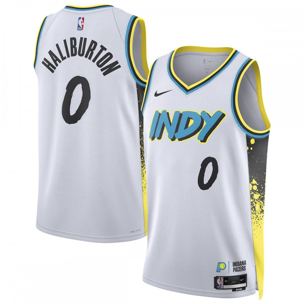 Tyrese Haliburton Indiana Pacers Nike Unisex 2024/25 Swingman Player NBA Jersey - City Edition - White