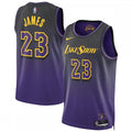 LeBron James Los Angeles Lakers Nike Unisex 2024/25 Swingman Player NBA Jersey - City Edition - Purple