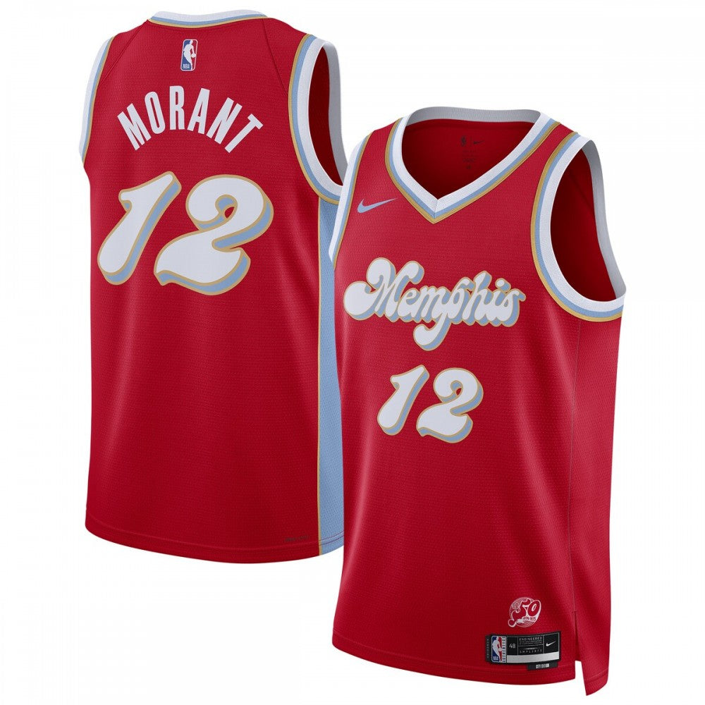 Ja Morant Memphis Grizzlies Nike Unisex 2024/25 Swingman Player NBA Jersey - City Edition - Red