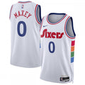 Tyrese Maxey Philadelphia 76ers Nike Unisex 2024/25 Swingman Player NBA Jersey - City Edition - White