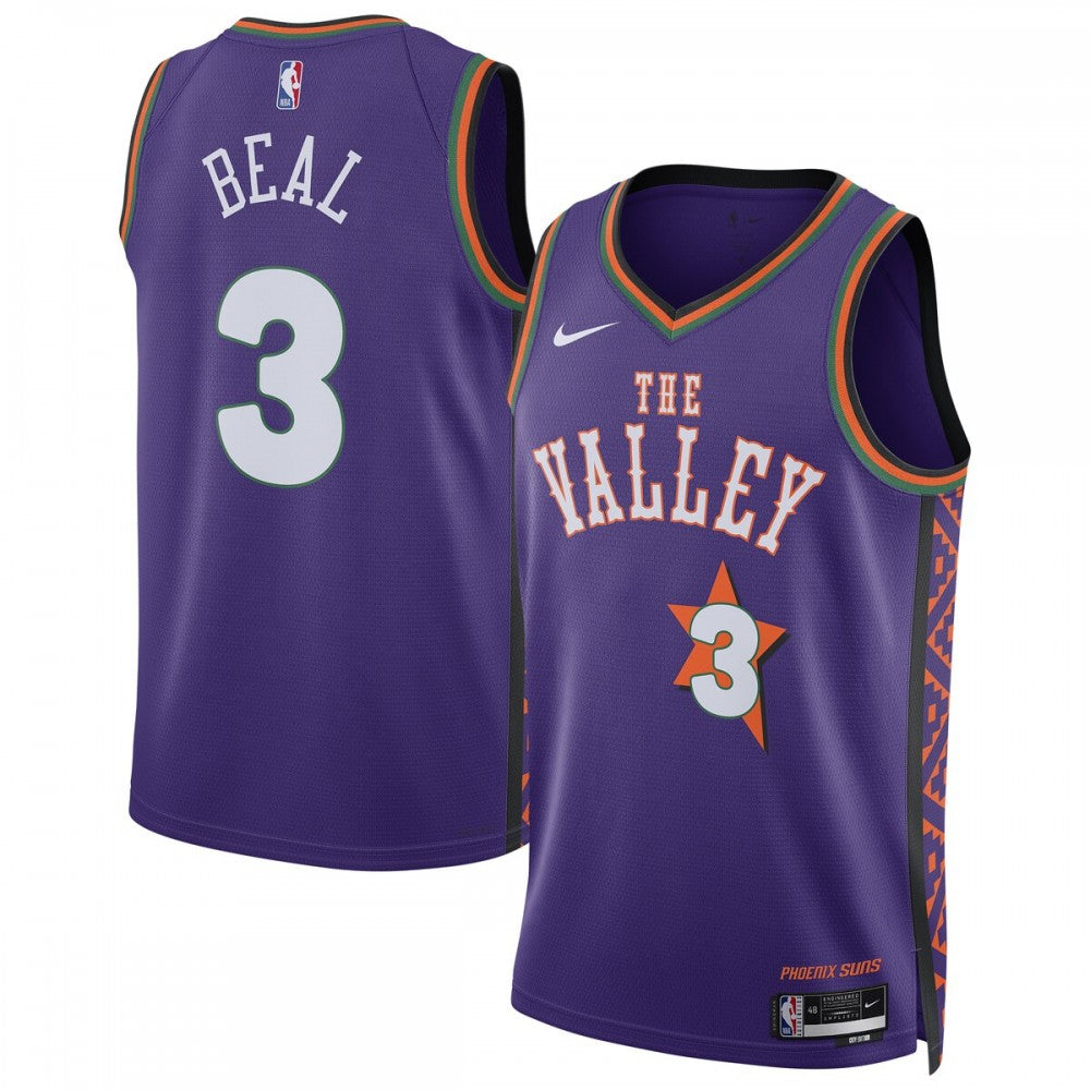 Bradley Beal Phoenix Suns Nike Unisex 2024/25 Swingman Player NBA Jersey - City Edition - Purple