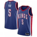 De'Aaron Fox Sacramento Kings Nike Unisex 2024/25 Swingman Player NBA Jersey - City Edition - Blue