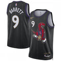 RJ Barrett Toronto Raptors Nike Unisex 2024/25 Swingman Player NBA Jersey - City Edition - Black