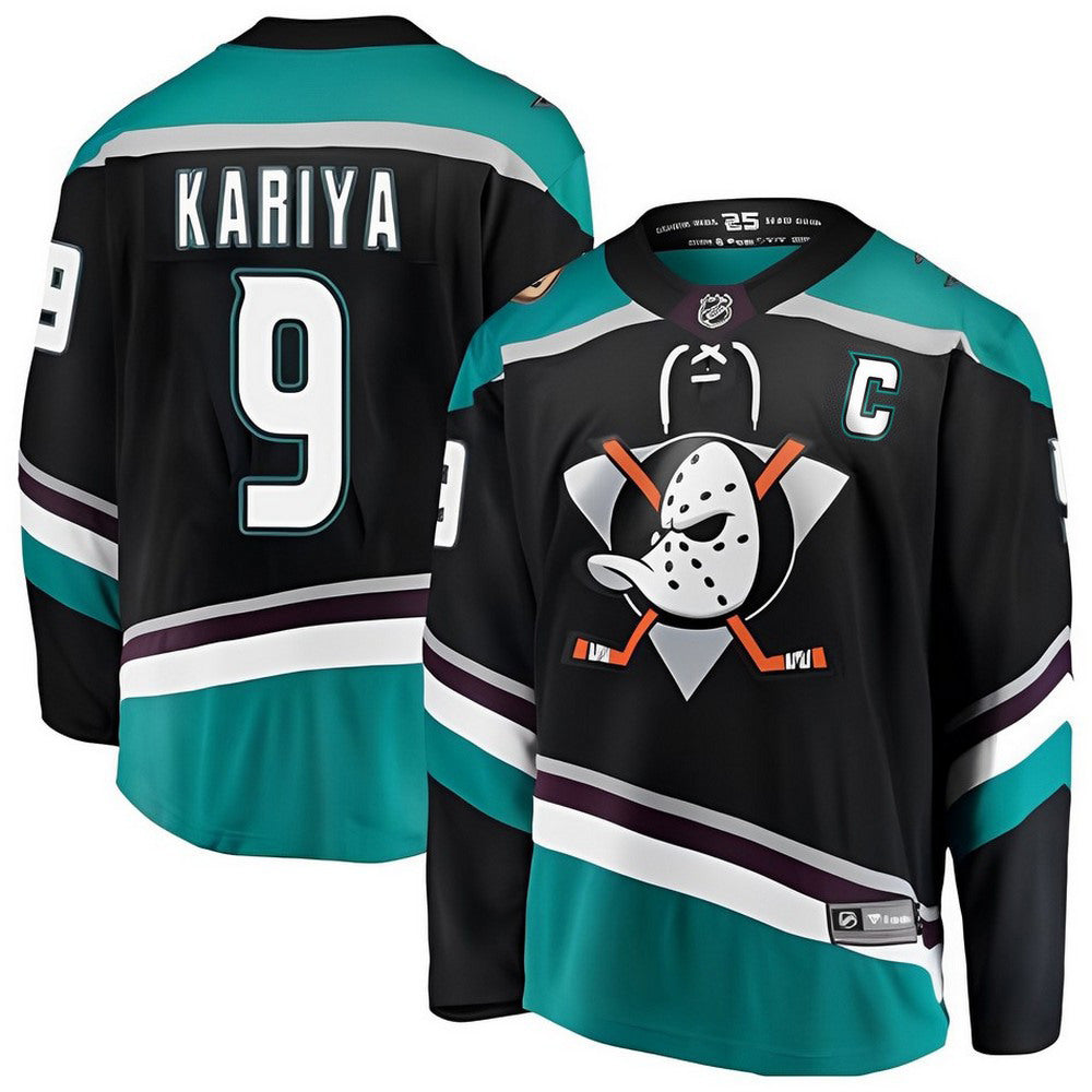 Anaheim Ducks Paul Kariya Green Alternate Premium NHL Jersey