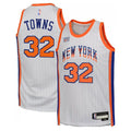 Karl-Anthony Towns New York Knicks Nike Unisex 2024/25 Swingman Player NBA Jersey - City Edition - White