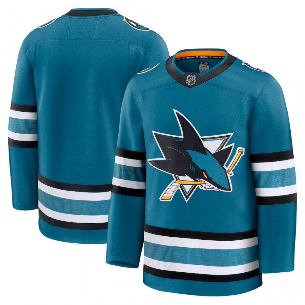 Men's San Jose Sharks Teal Home Premium NHL Jersey