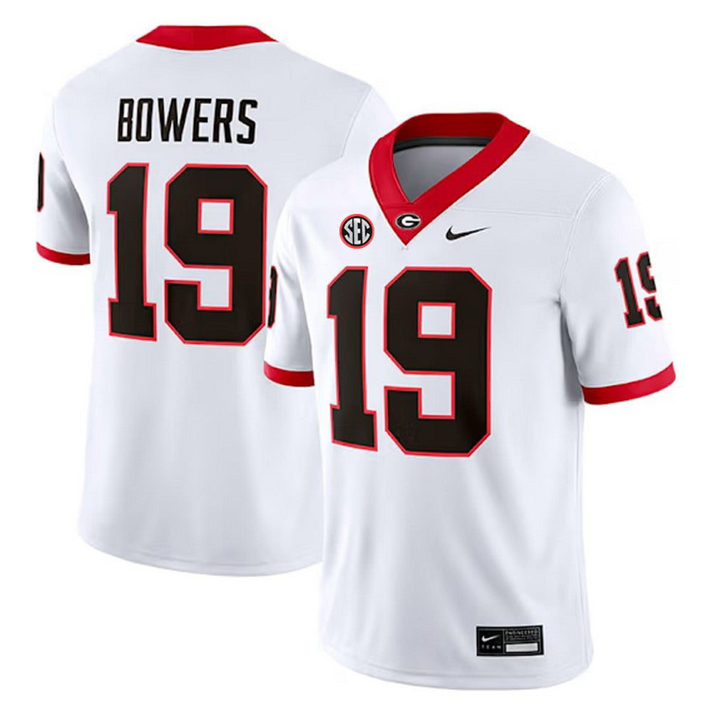 Brock Bowers Georgia Bulldogs Nike Football Game NCAA Jersey - White