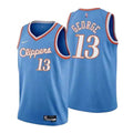 Men's Los Angeles Clippers Paul George #13 Nike Blue 2021 Diamond Swingman NBA Jersey - City Edition