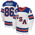 Jack Hughes USA Hockey Olympic Nike 2026 White Away Replica NHL Jersey