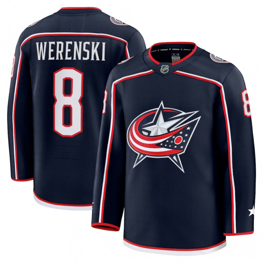 Zach Werenski Columbus Blue Jackets Fanatics Home Premium NHL Jersey - Navy