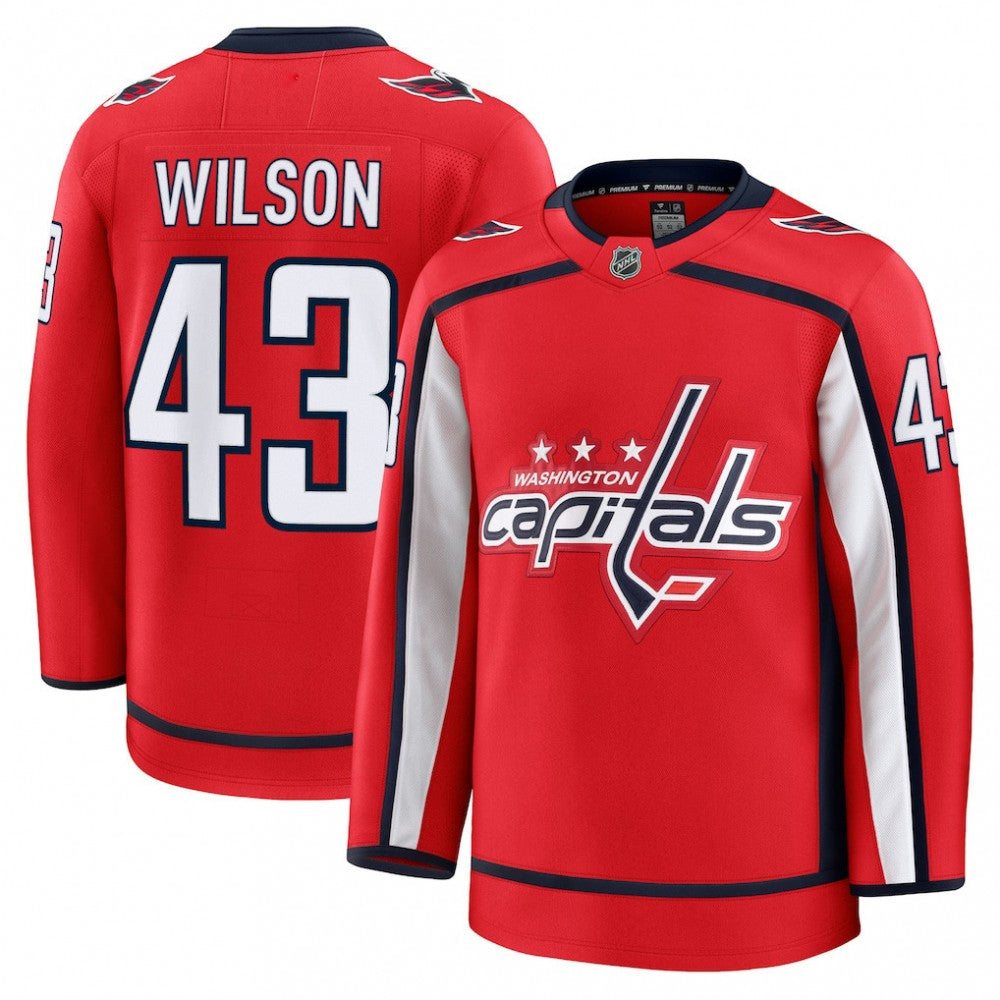 Tom Wilson Washington Capitals Home Premium Player NHL Jersey - Red