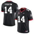 Gunner Stockton Georgia Bulldogs 100th Anniversary Nike Football Game NCAA Jersey - Black