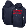 New Orleans Pelicans 2022/23 Nike Spotlight On-Court Practice Performance Pullover Hoodie